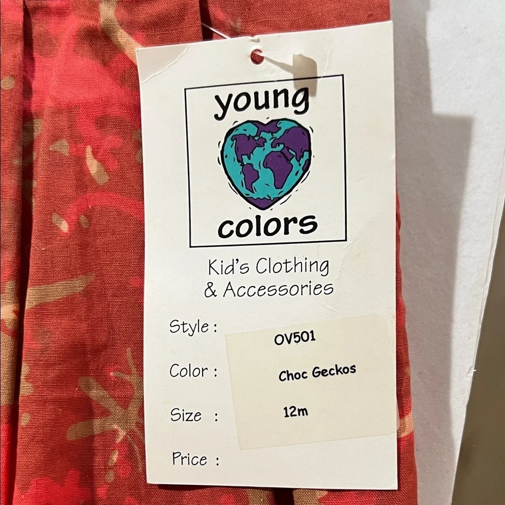 Vintage Young Colors Batik Kids One Piece in beautiful colors for fall.​